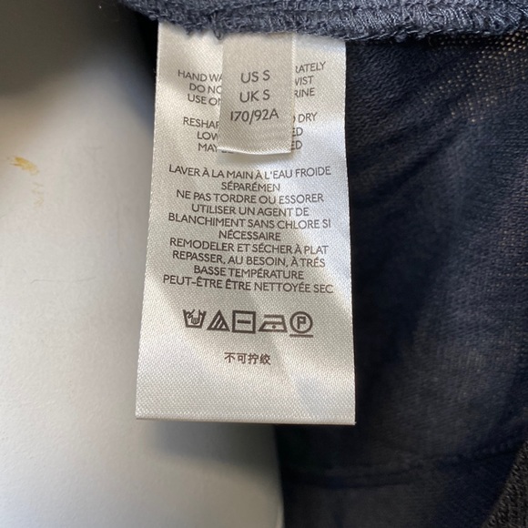 Free People We The Free crochet flare short sleeve grey size Small - Picture 7 of 10